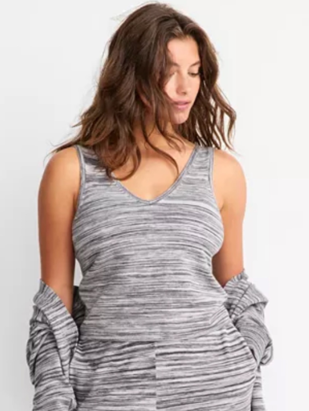 State of Day Women's Space-Dye  Pajama Tank top